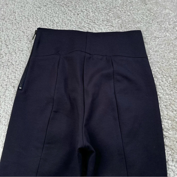 Good American The Boss Pant High Rise Navy Skinny with Zips. Ponte. Size 1 Small - Picture 13 of 14